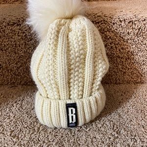 Women's Winter Lined Pom Hat